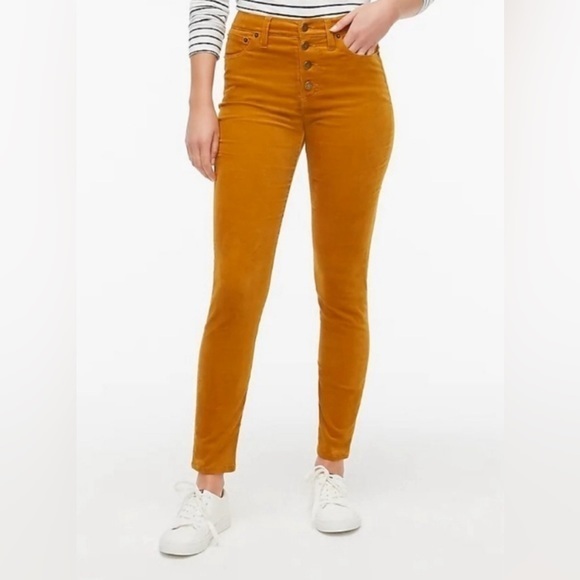 J. Crew Factory Pants - J Crew Factory Corduroy Pants 9" High Rise Skinny size 31